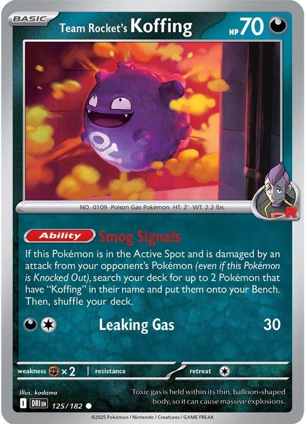 Team Rocket's Koffing — SV10: Destined Rivals