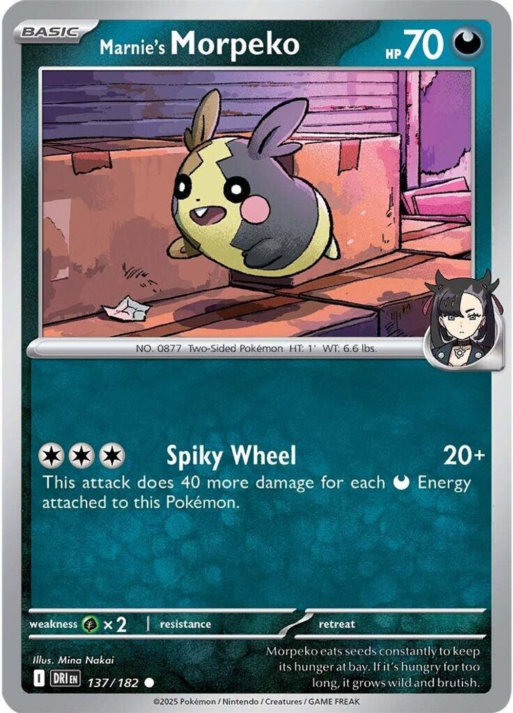 Marnie's Morpeko — SV10: Destined Rivals