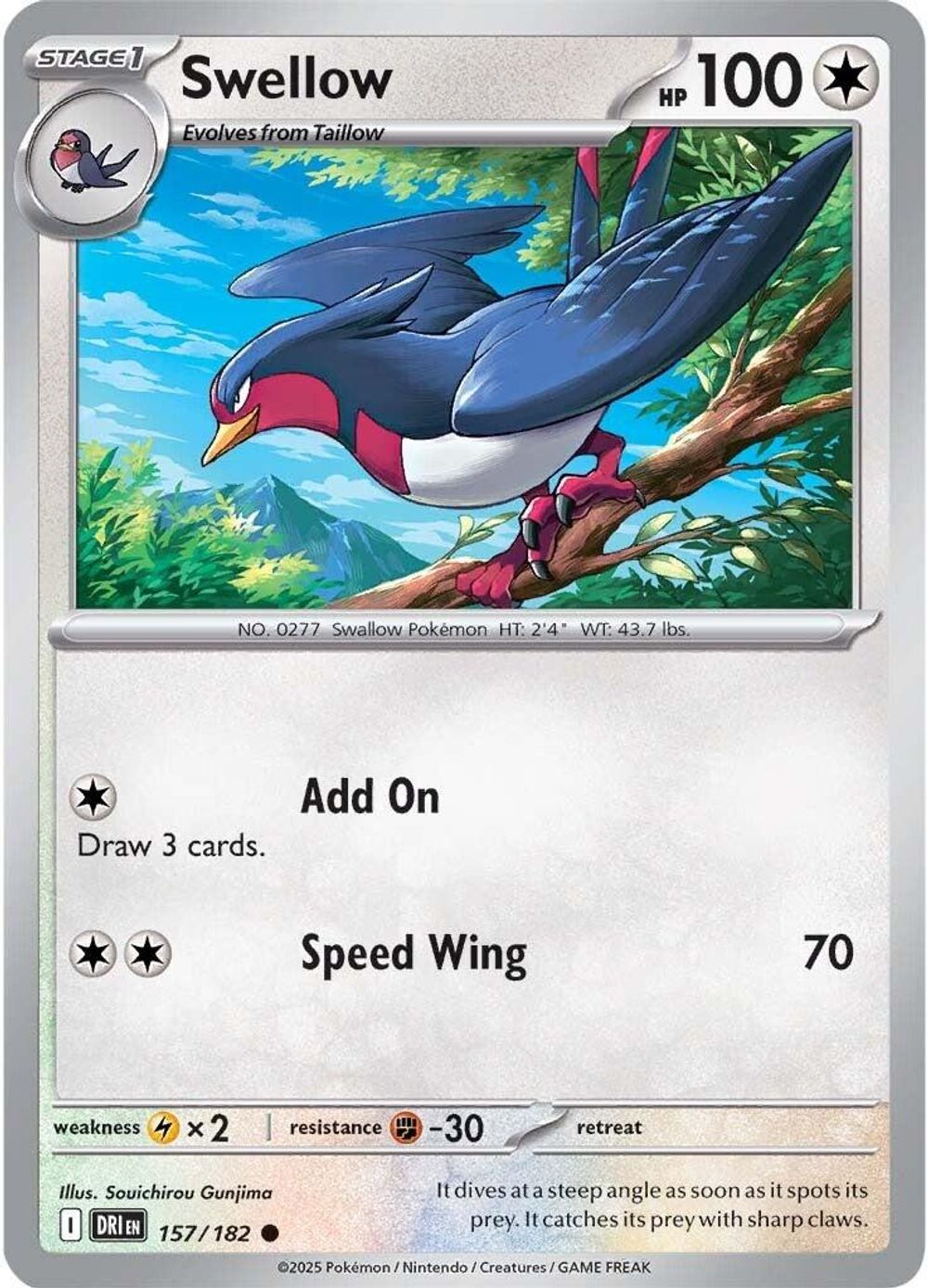 Swellow — SV10: Destined Rivals
