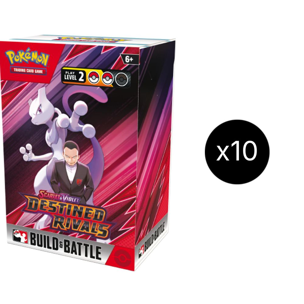 Destined Rivals Build & Battle Box Display — SV10: Destined Rivals