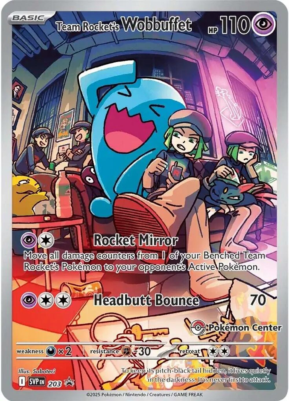 Team Rocket's Wobbuffet (Pokemon Center Exclusive) — SV: Scarlet & Violet Promo Cards