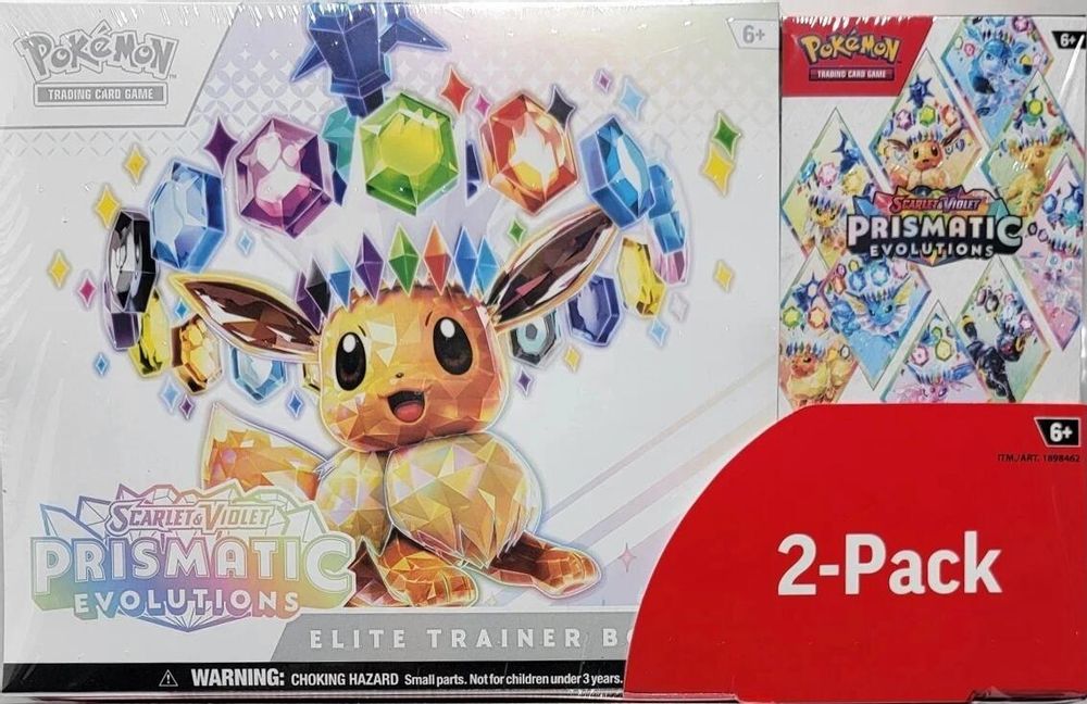 Costco Pokemon Prismatic Evolutions 2-Pack Trainer Box and Booster Bundle — Miscellaneous Cards & Products
