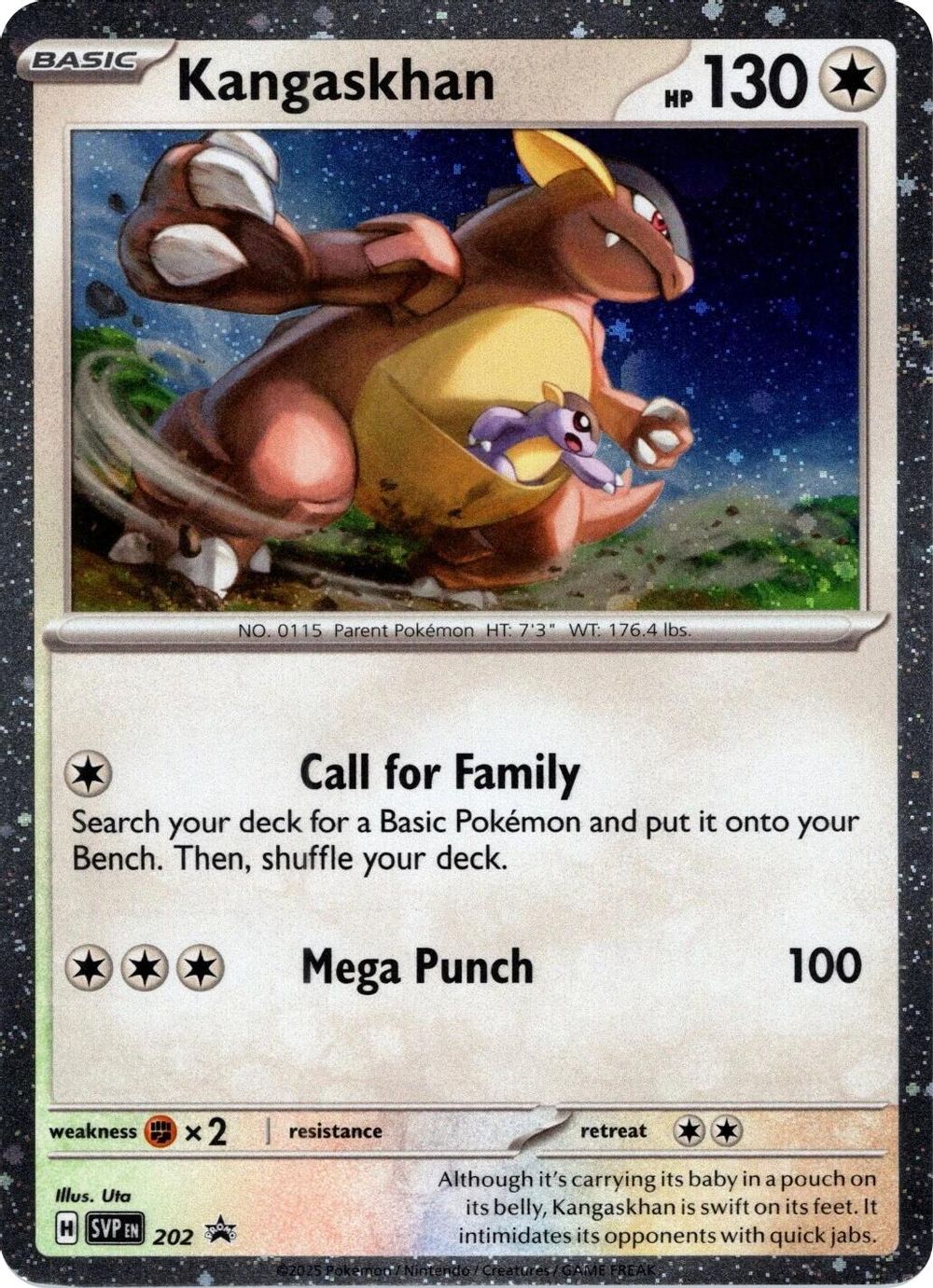 Kangaskhan - 202 (Cosmos Holo) — SV: Scarlet & Violet Promo Cards