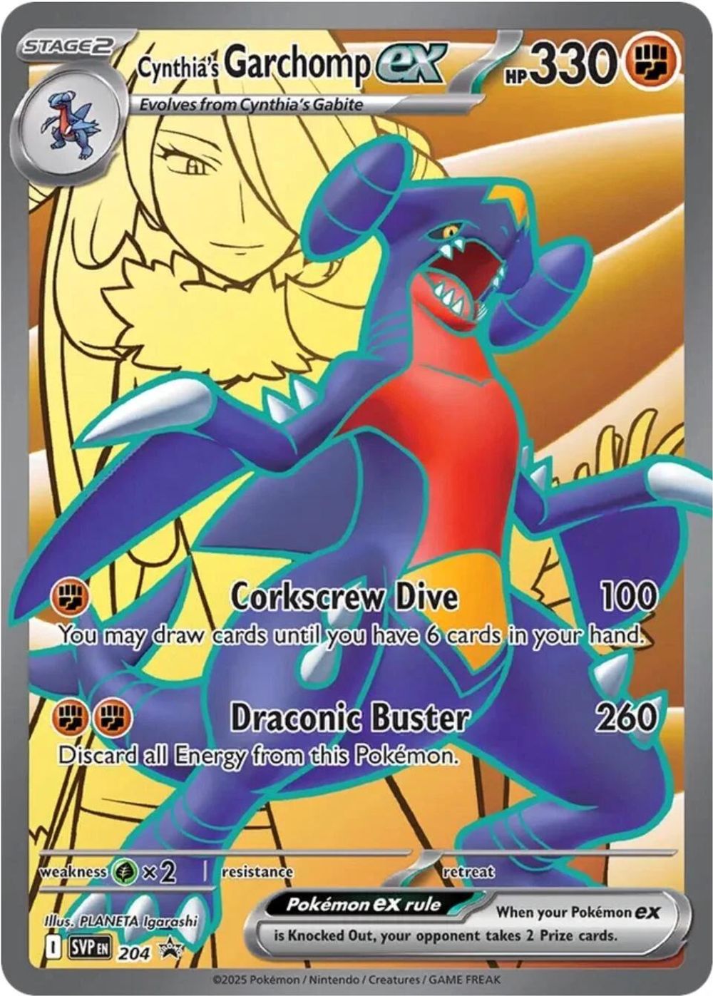 Cynthia's Garchomp ex — SV: Scarlet & Violet Promo Cards
