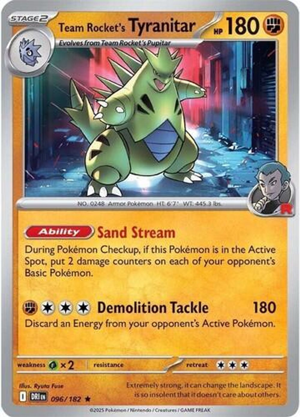 Team Rocket's Tyranitar (Non-holo) — Deck Exclusives