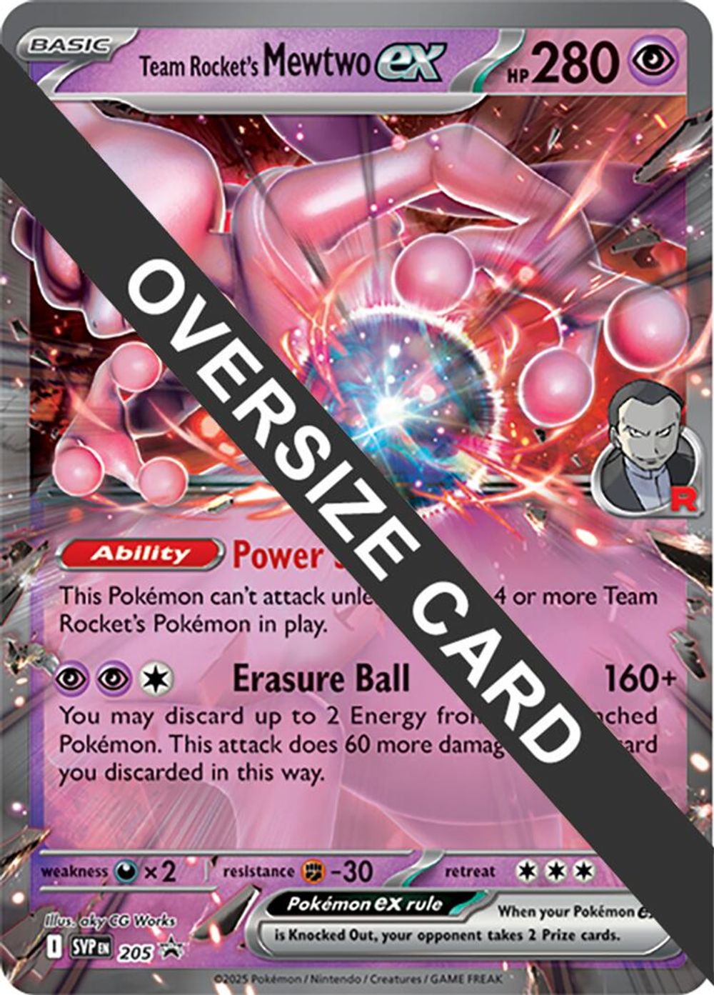 Team Rocket's Mewtwo ex — Jumbo Cards