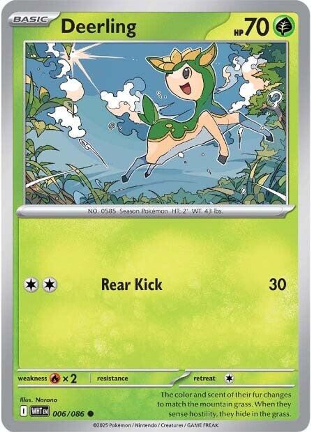 Deerling — SV: White Flare