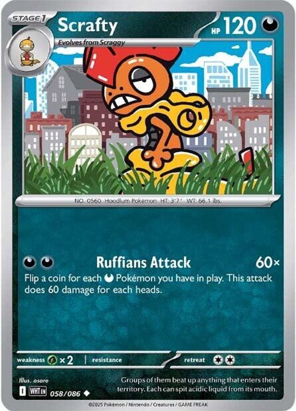 Scrafty — SV: White Flare