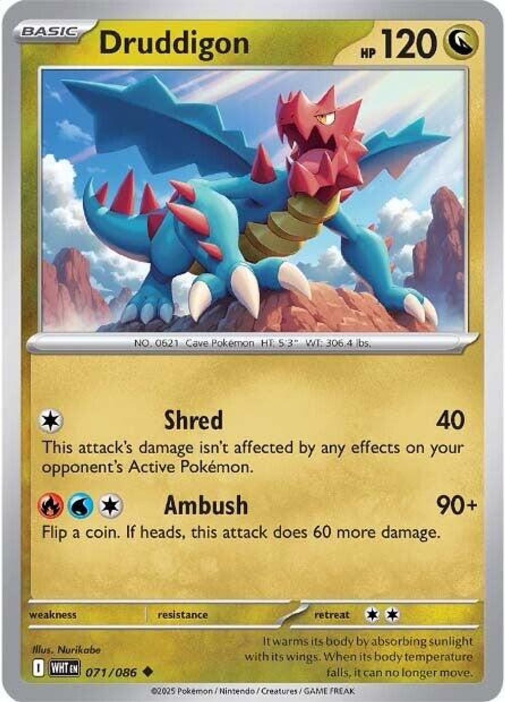 Druddigon — SV: White Flare