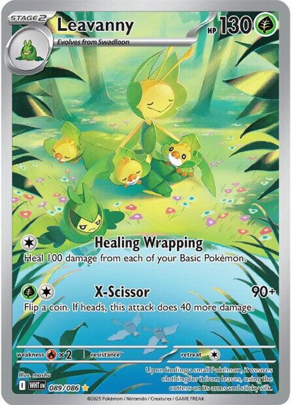 Leavanny - 089/086 — SV: White Flare
