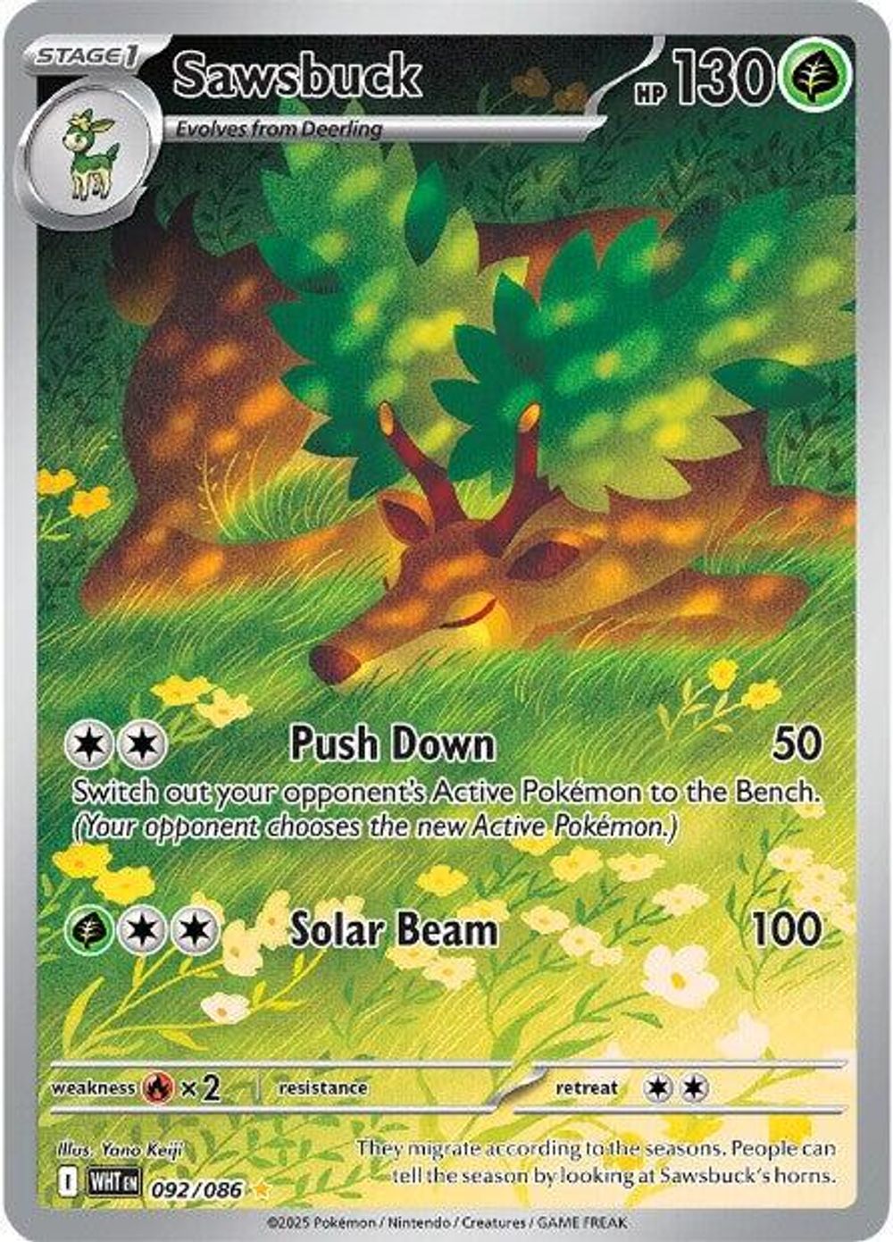 Sawsbuck - 092/086 — SV: White Flare