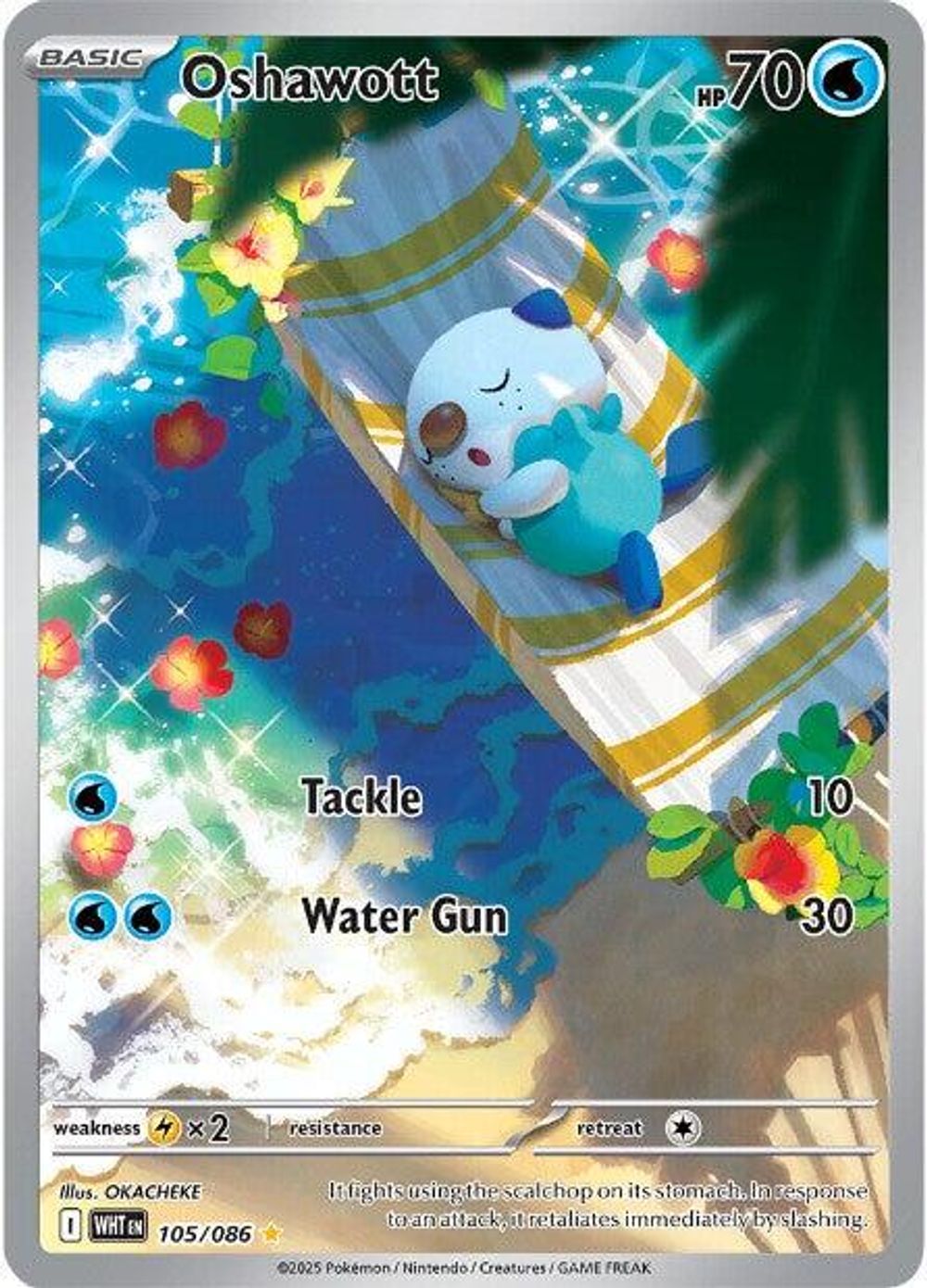Oshawott - 105/086 — SV: White Flare