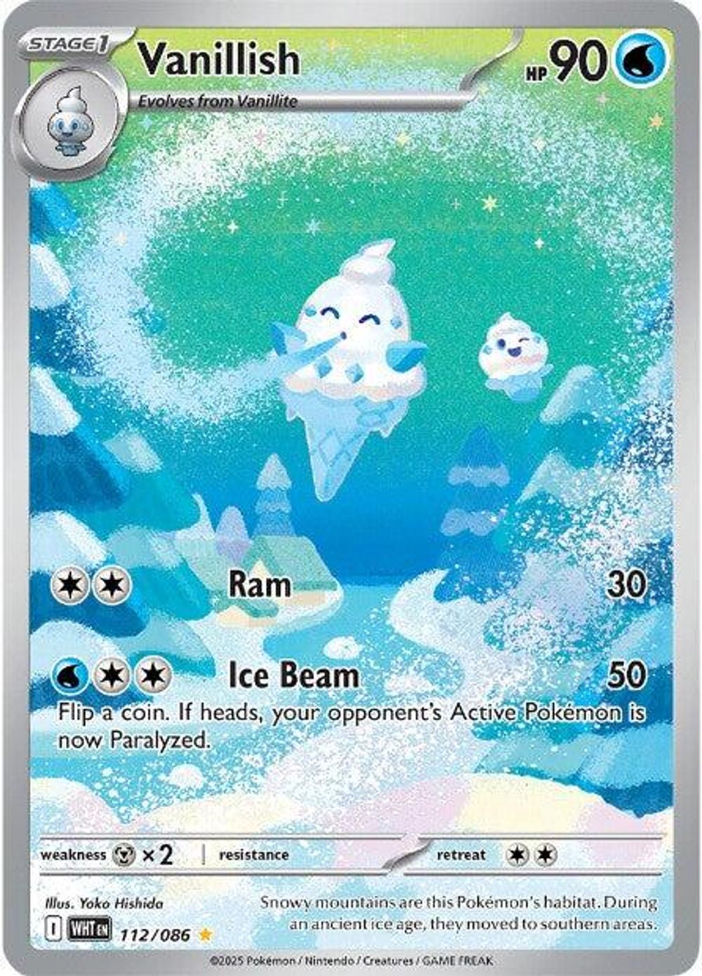 Vanillish - 112/086 — SV: White Flare