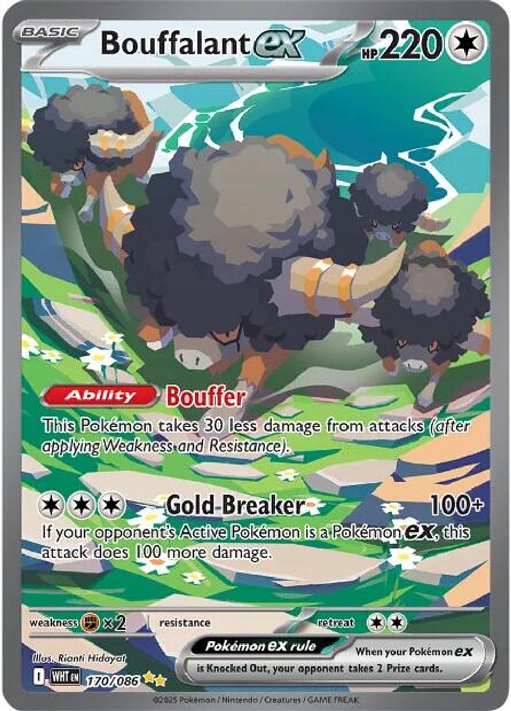 Bouffalant ex - 170/086 — SV: White Flare