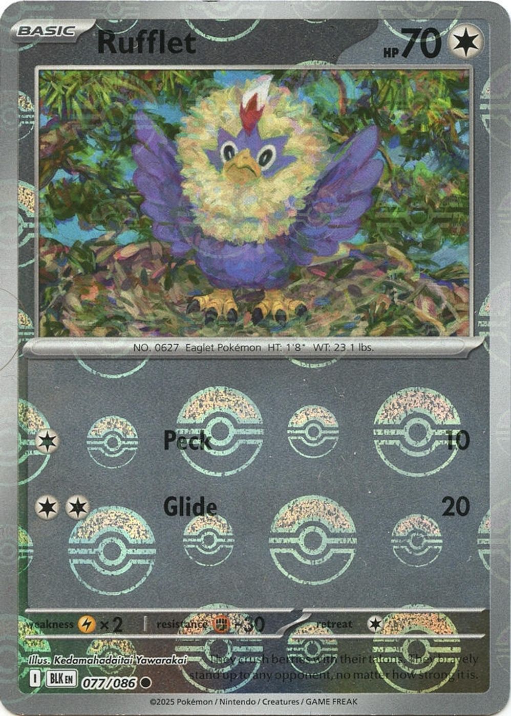 Rufflet (Poke Ball Pattern) — SV: Black Bolt