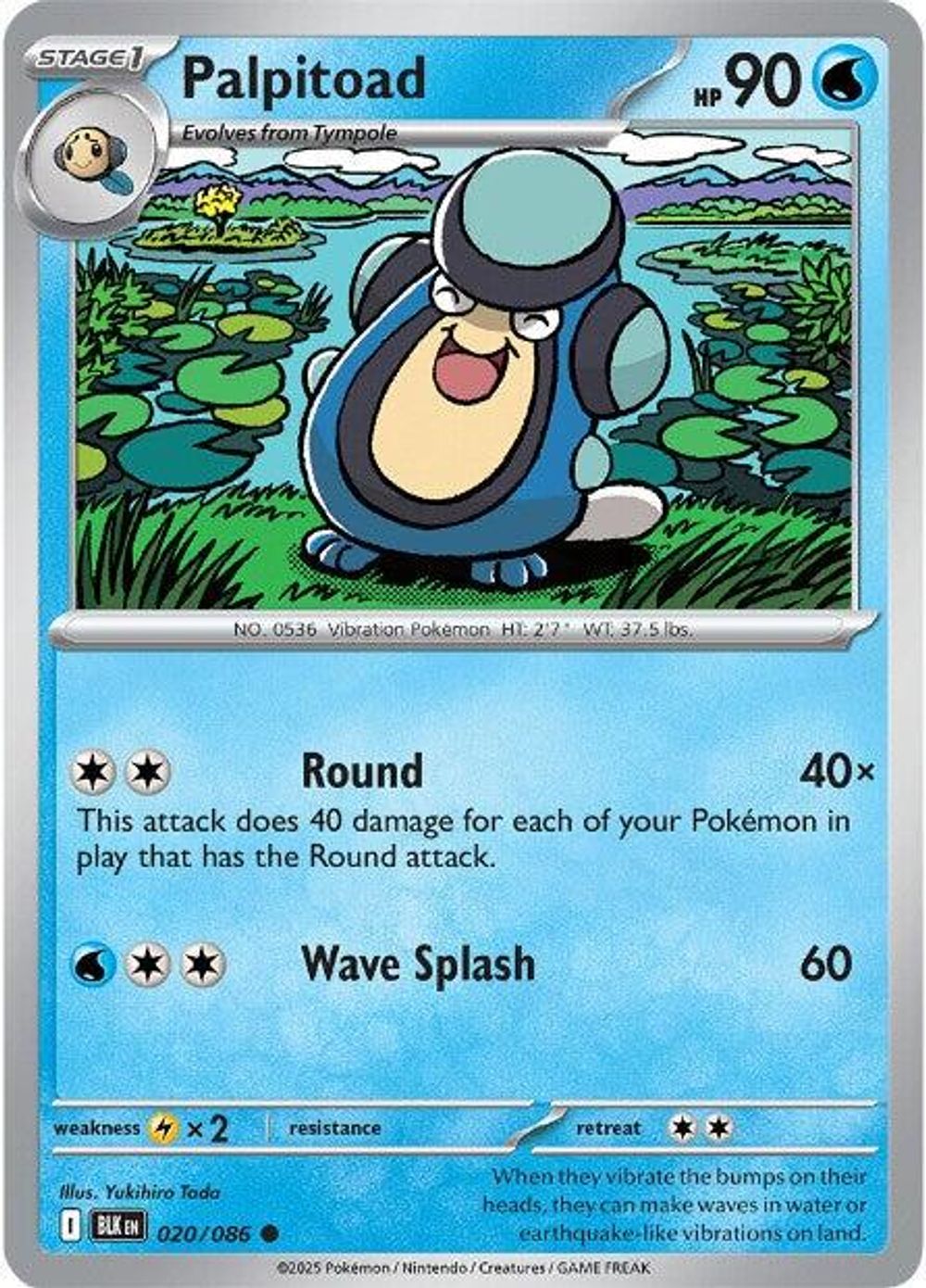 Palpitoad — SV: Black Bolt