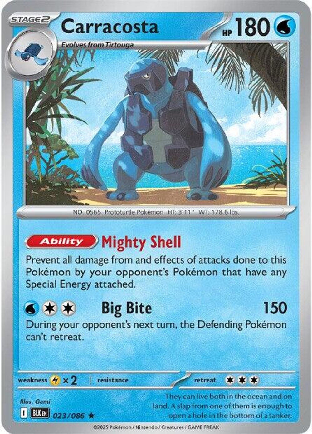 Carracosta — SV: Black Bolt