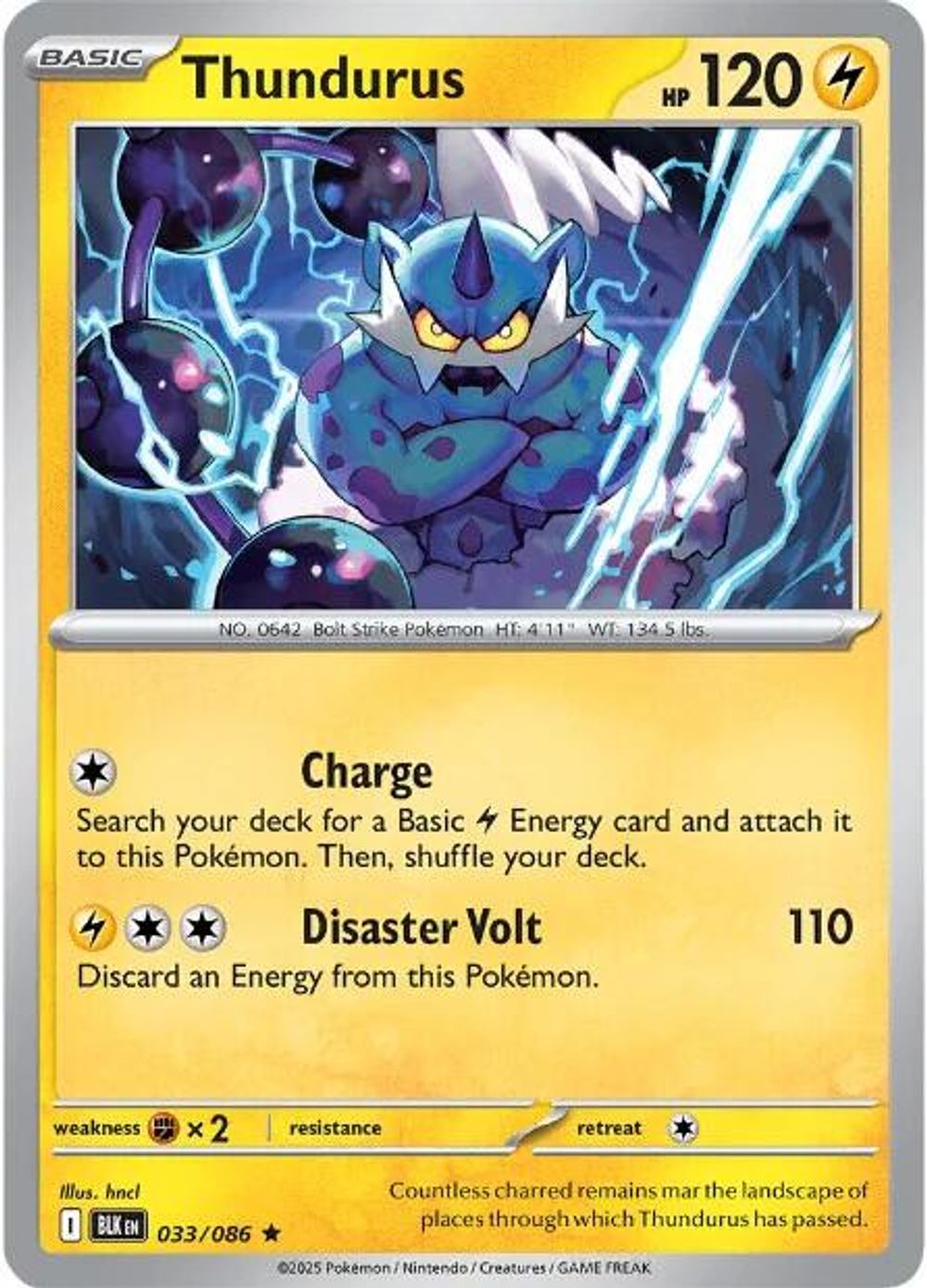 Thundurus — SV: Black Bolt