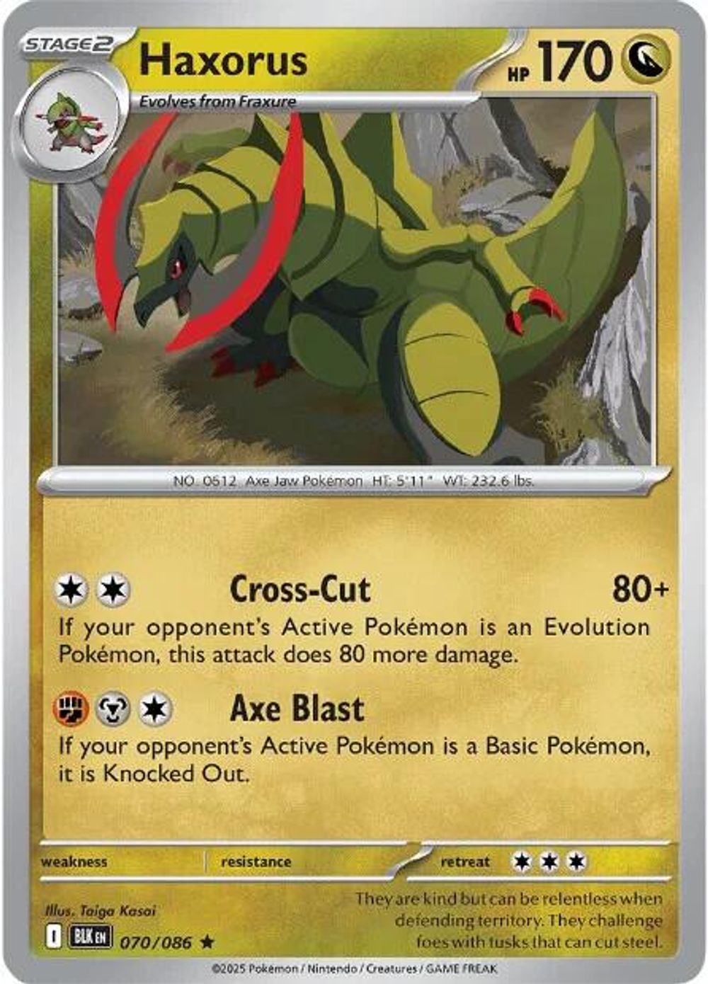Haxorus — SV: Black Bolt
