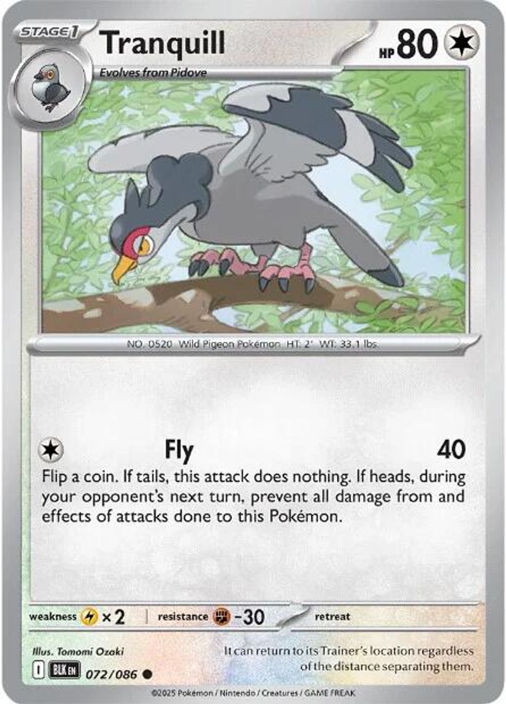 Tranquill — SV: Black Bolt
