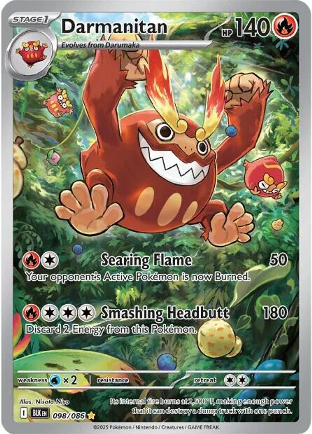 Darmanitan - 098/086 — SV: Black Bolt