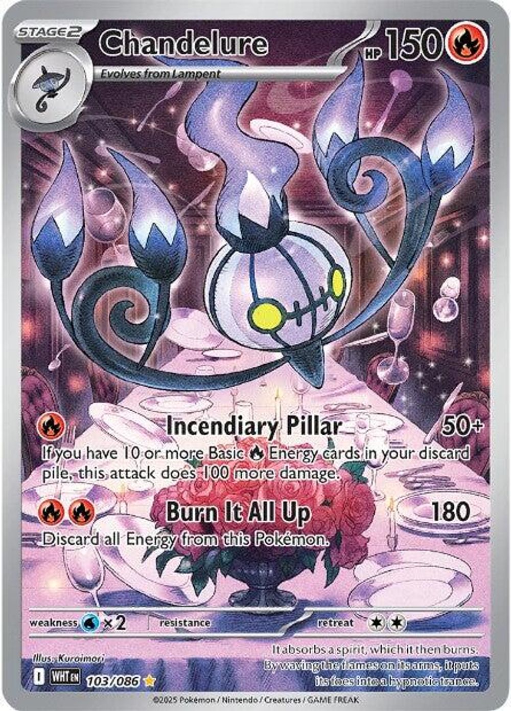 Chandelure - 103/086 — SV: White Flare