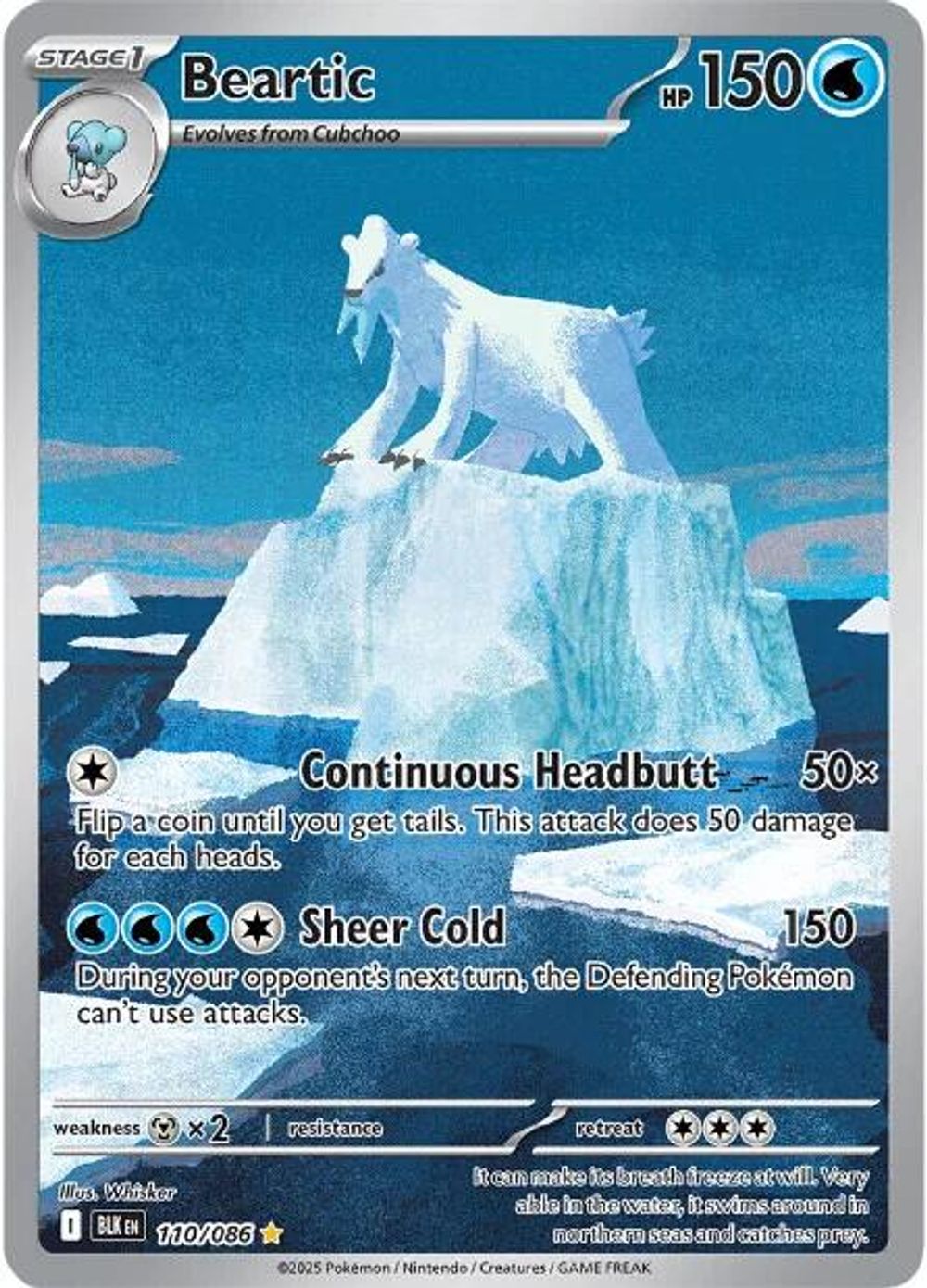 Beartic - 110/086 — SV: Black Bolt