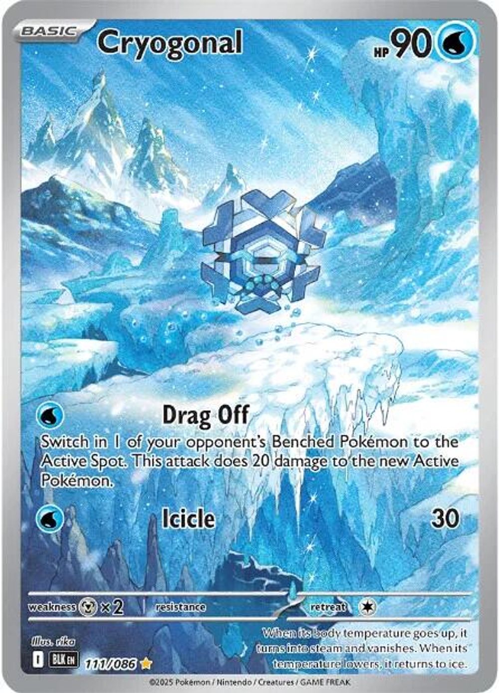 Cryogonal - 111/086 — SV: Black Bolt