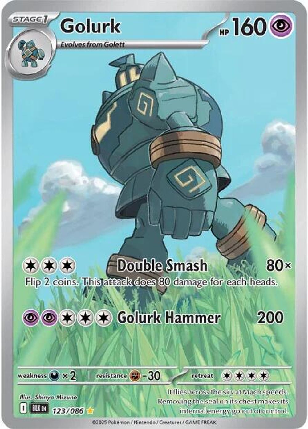 Golurk - 123/086 — SV: Black Bolt