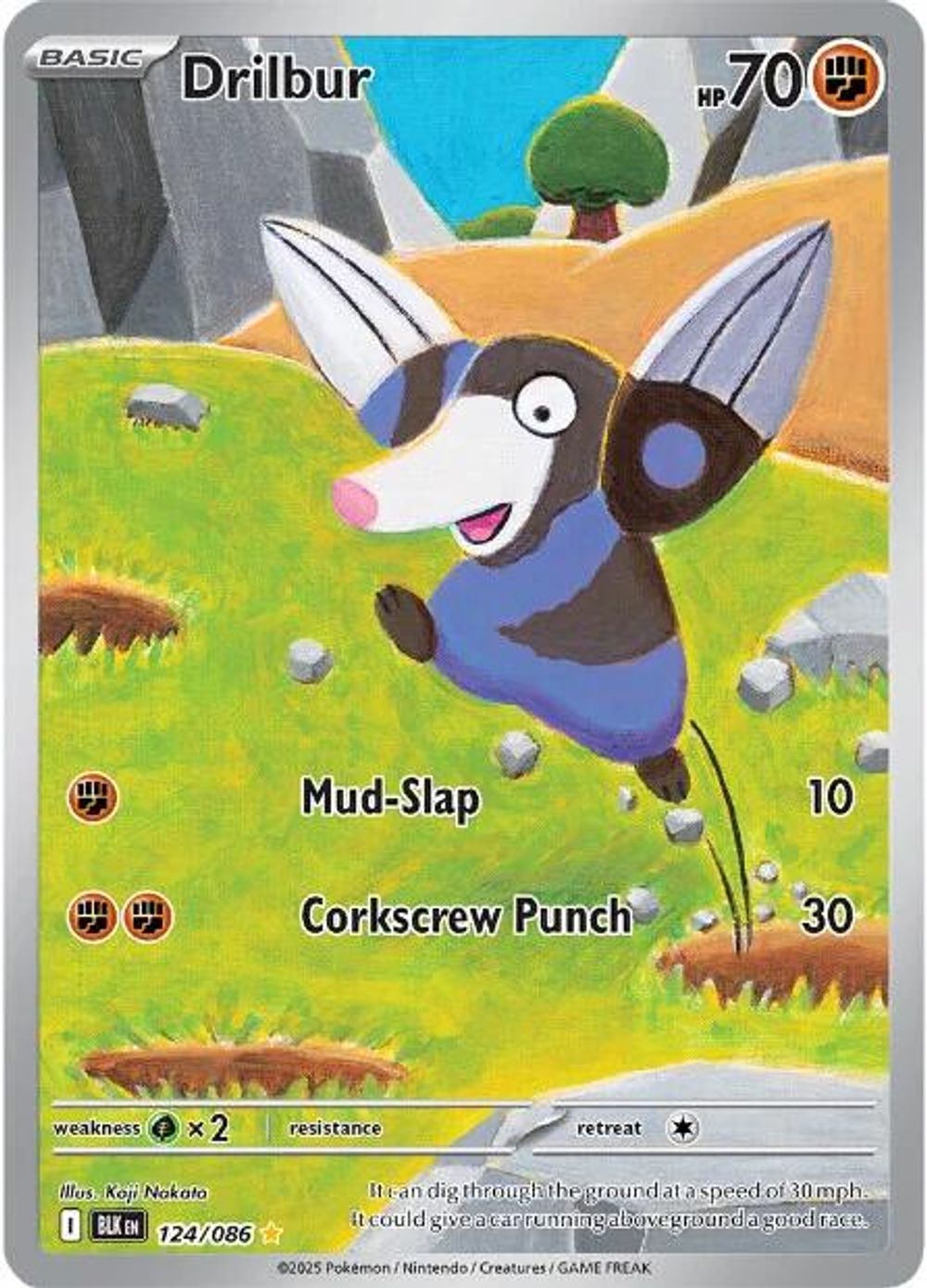 Drilbur - 124/086 — SV: Black Bolt