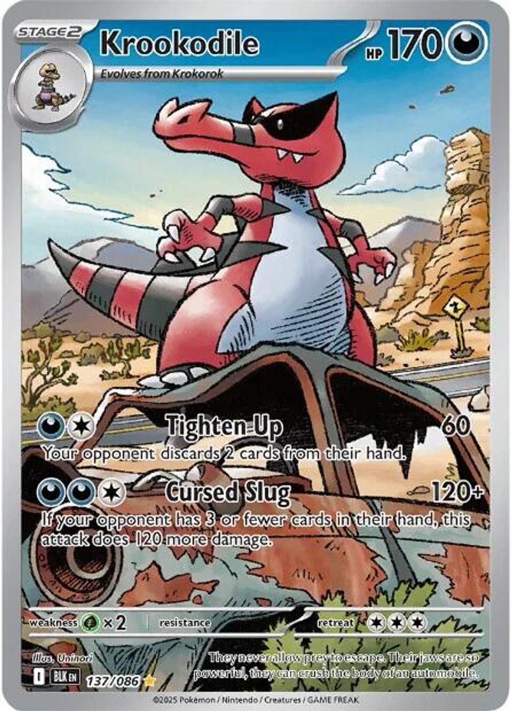 Krookodile - 137/086 — SV: Black Bolt