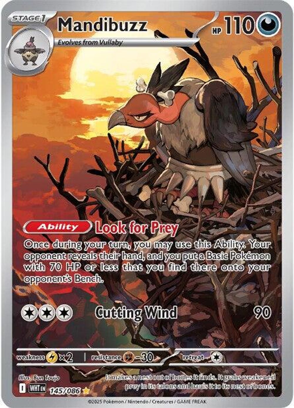 Mandibuzz - 145/086 — SV: White Flare