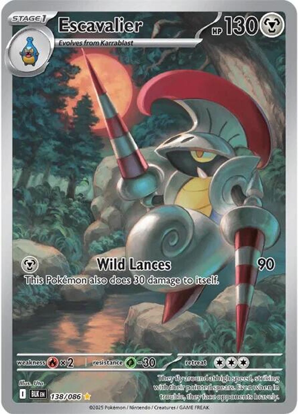 Escavalier - 138/086 — SV: Black Bolt