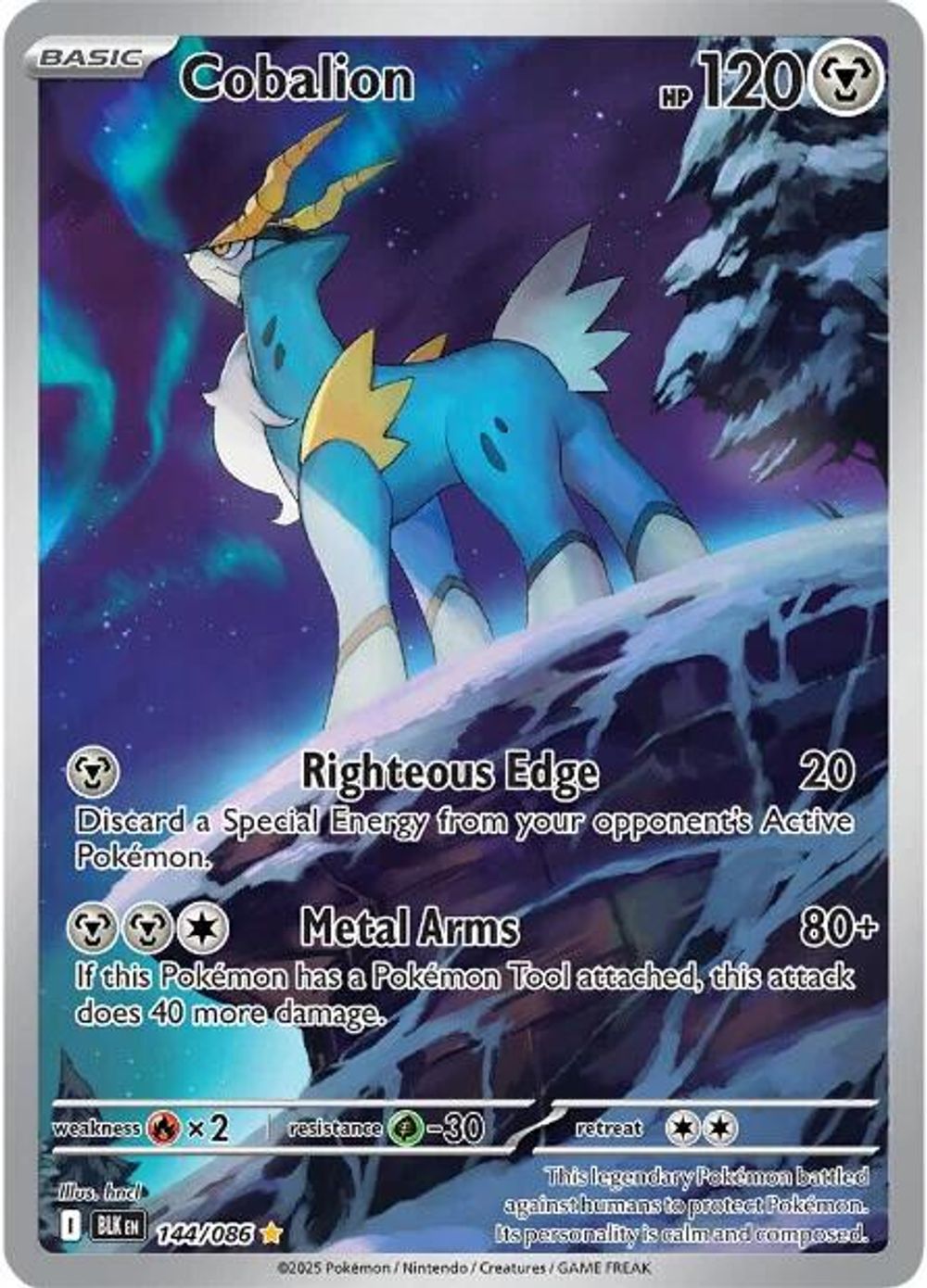 Cobalion - 144/086 — SV: Black Bolt