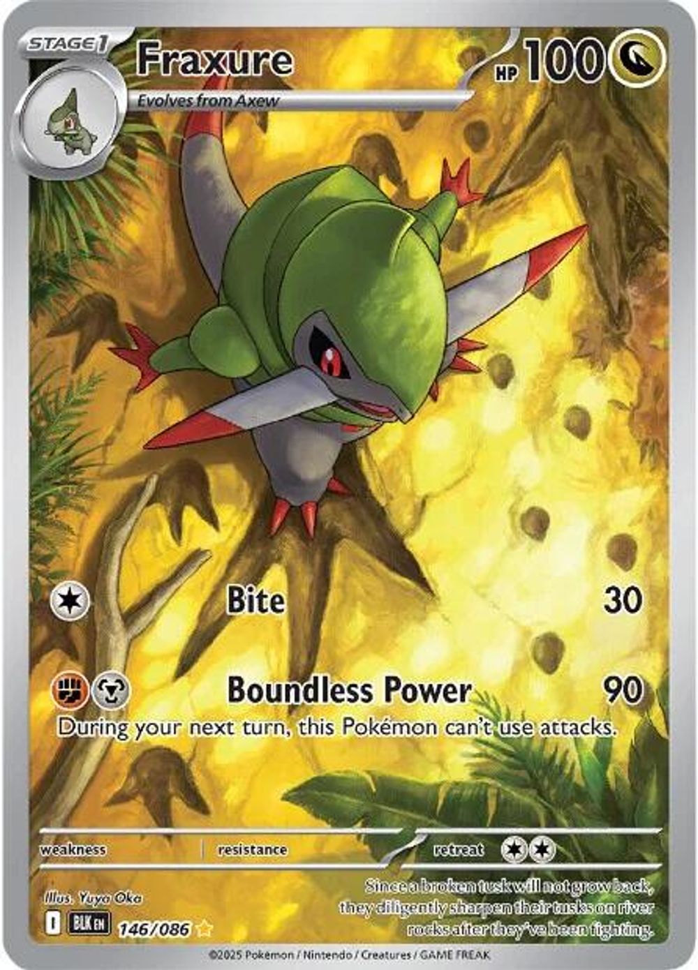 Fraxure - 146/086 — SV: Black Bolt