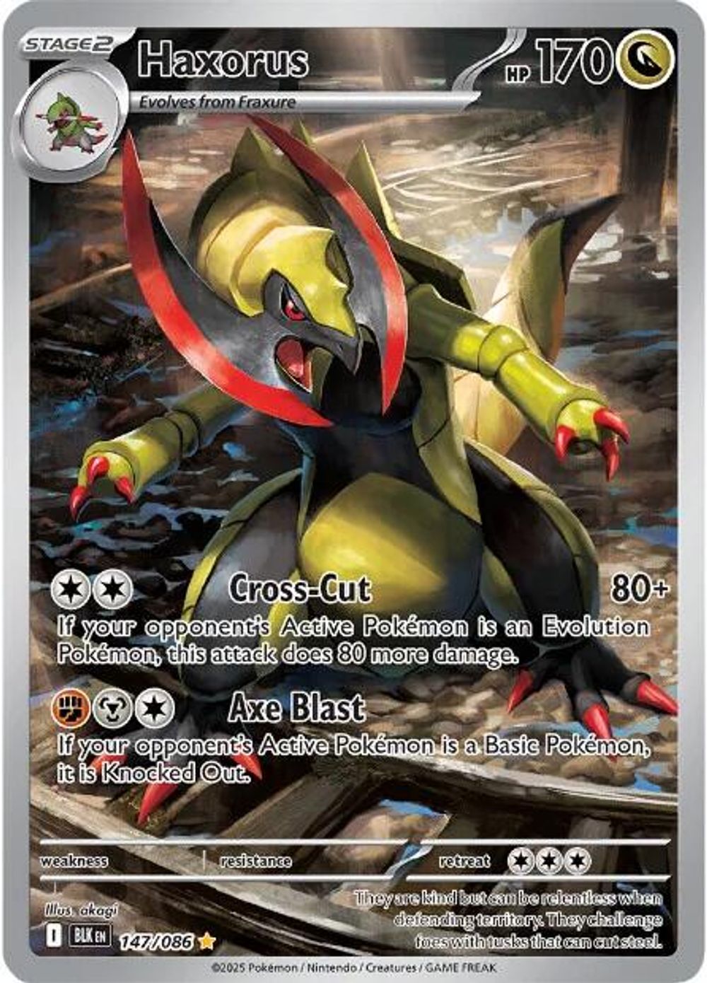 Haxorus - 147/086 — SV: Black Bolt