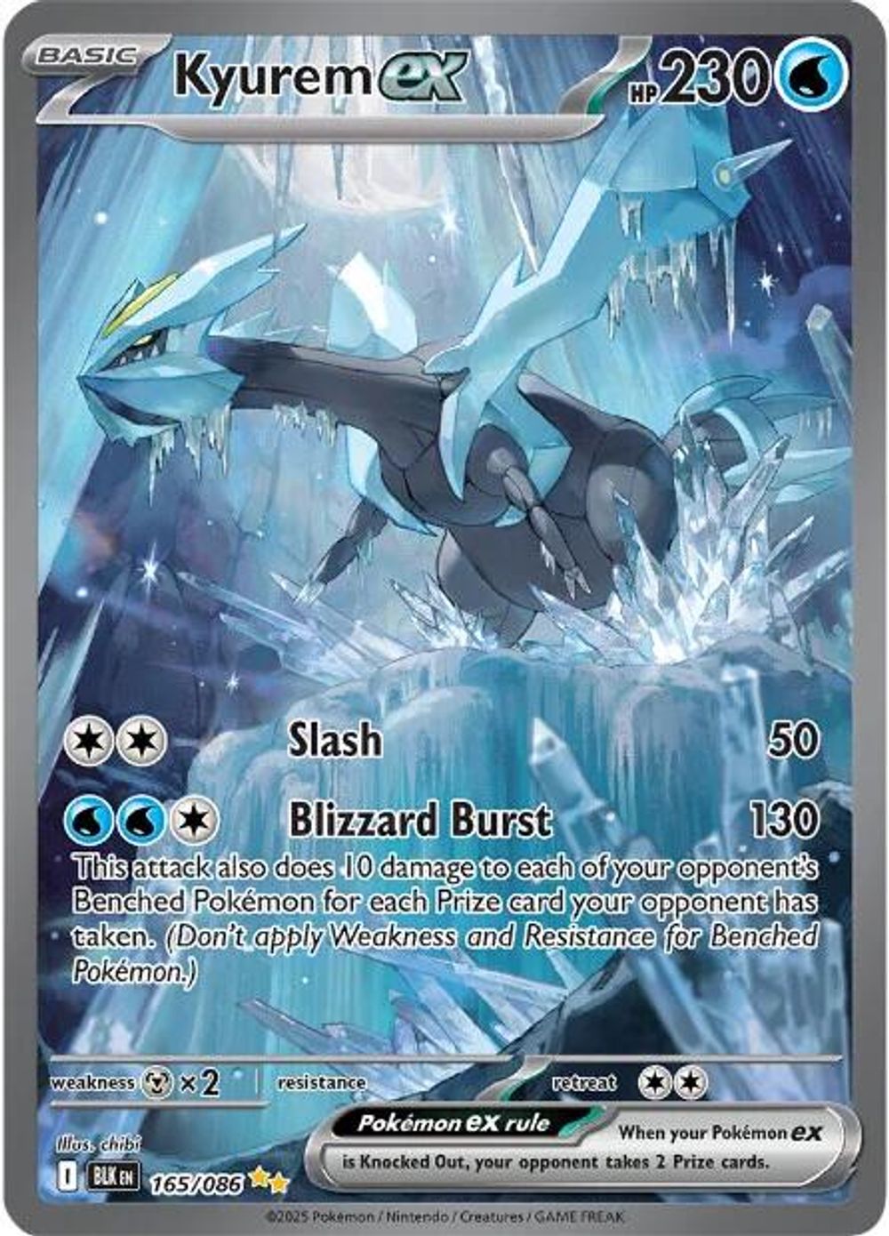 Kyurem ex - 165/086 — SV: Black Bolt
