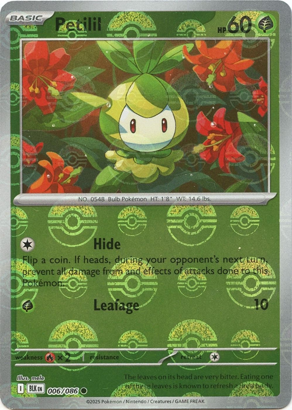 Petilil (Poke Ball Pattern) — SV: Black Bolt