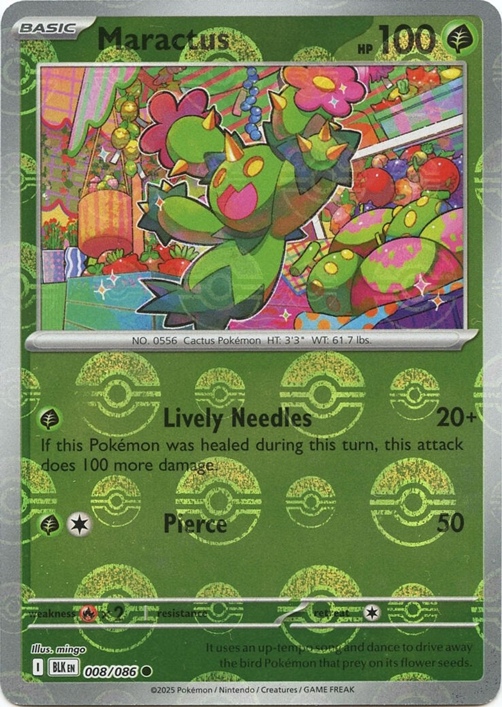 Maractus (Poke Ball Pattern) — SV: Black Bolt