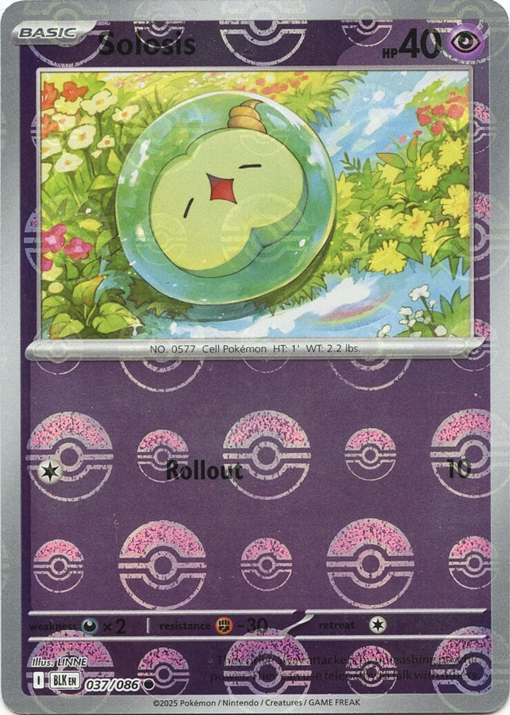 Solosis (Poke Ball Pattern) — SV: Black Bolt