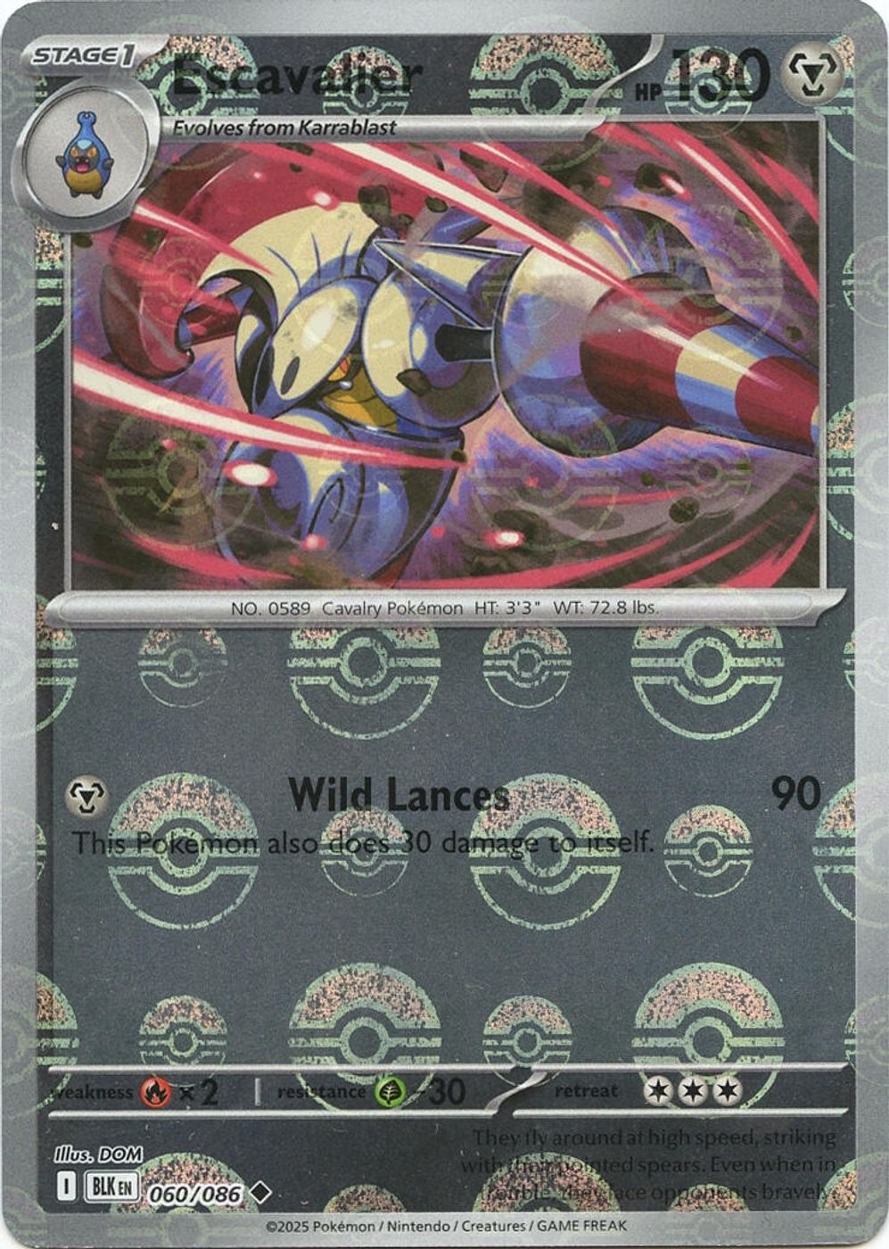 Escavalier (Poke Ball Pattern) — SV: Black Bolt