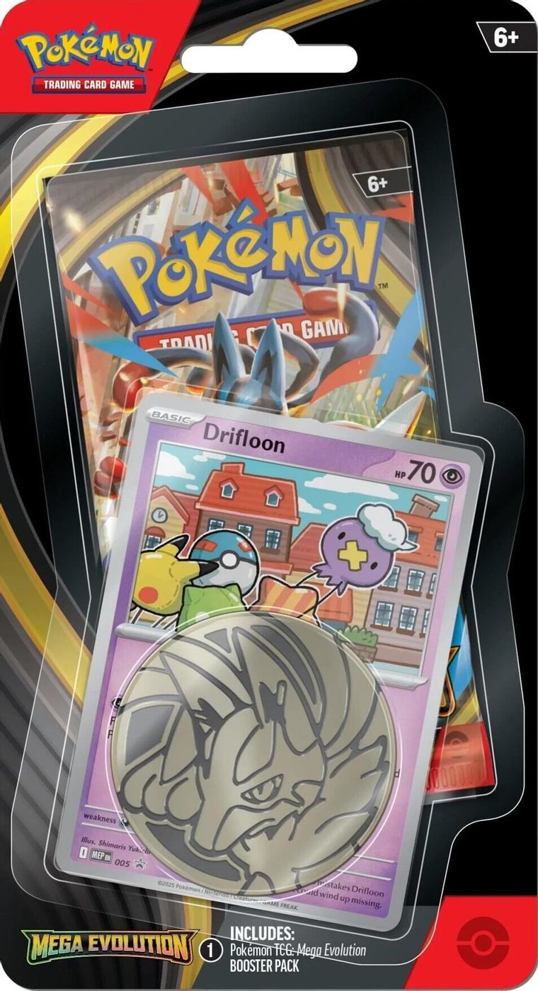 Mega Evolution Single Pack Blister [Drifloon] — ME01: Mega Evolution