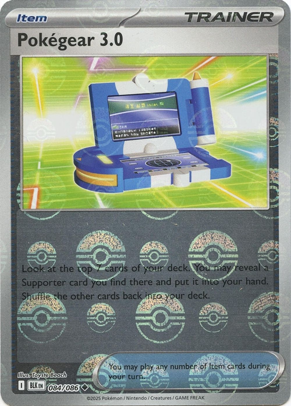Pokegear 3.0 (Poke Ball Pattern) — SV: Black Bolt