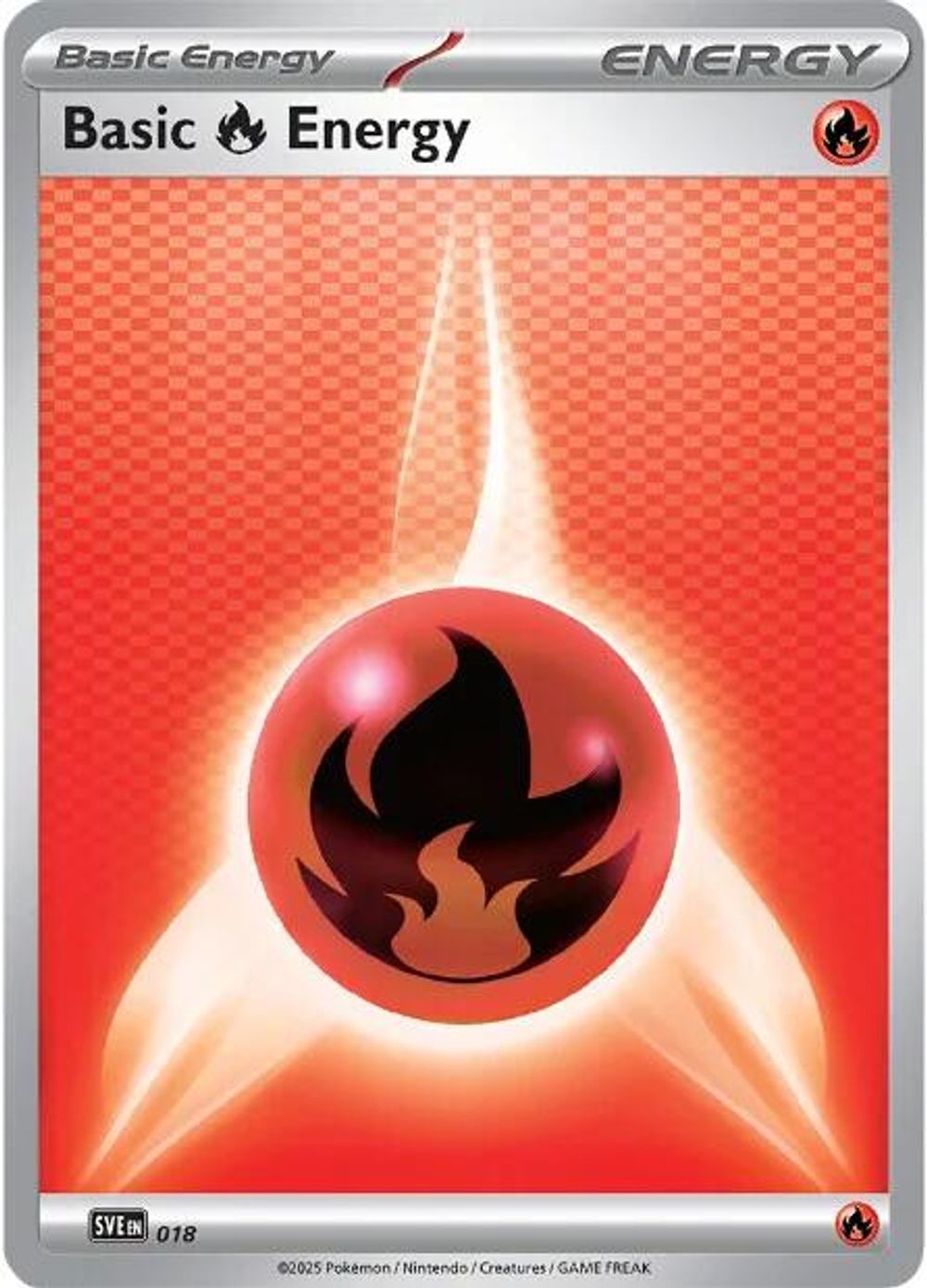 Basic Fire Energy - 018 — SVE: Scarlet & Violet Energies