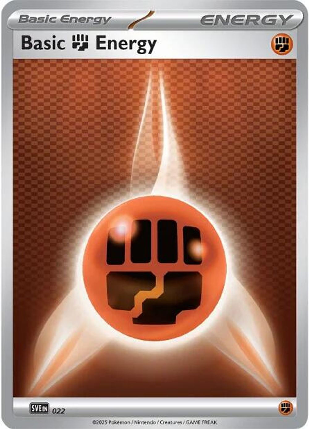 Basic Fighting Energy - 022 — SVE: Scarlet & Violet Energies