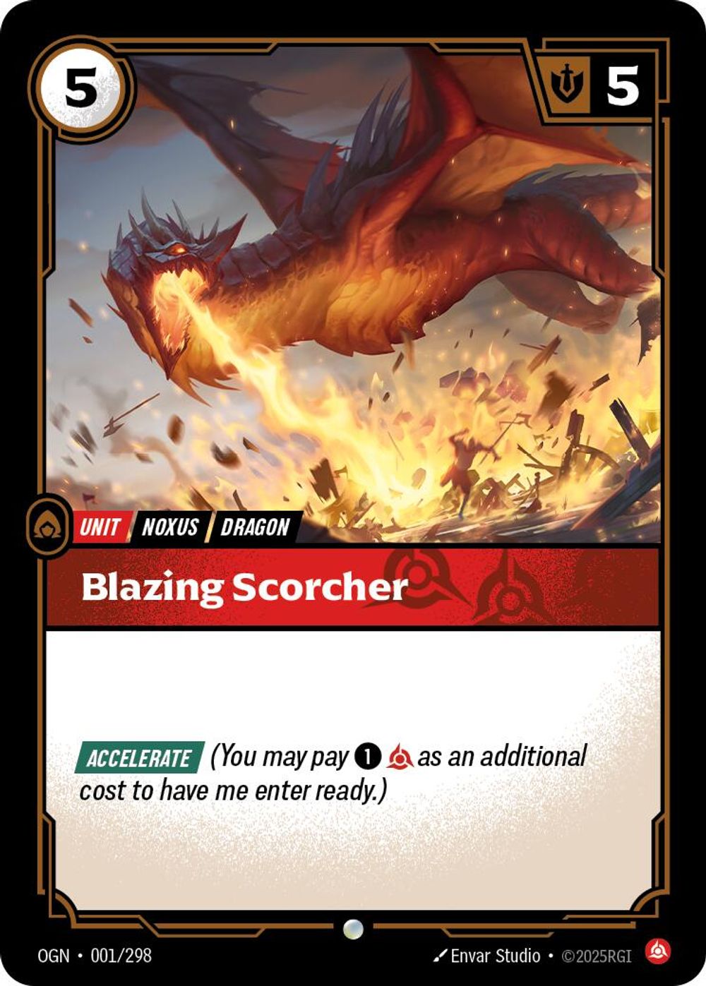 Blazing Scorcher — Origins