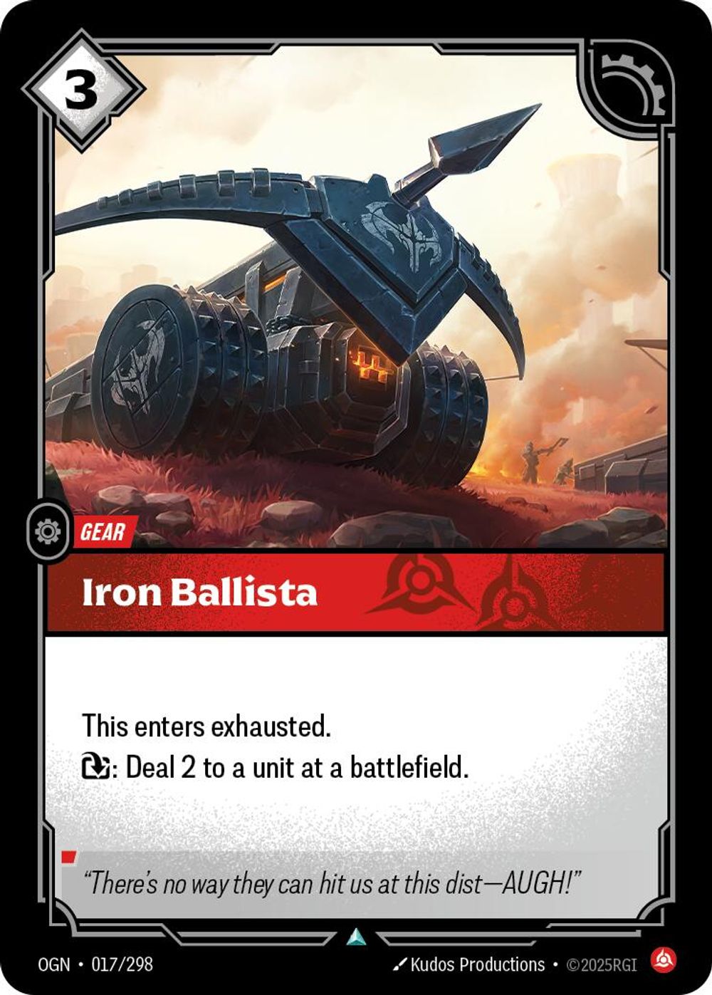 Iron Ballista — Origins