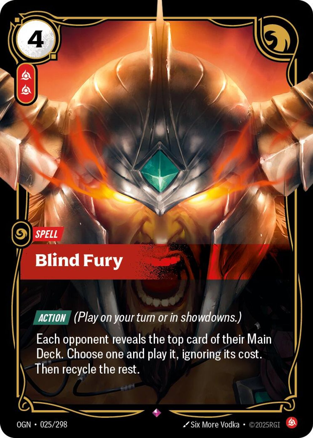 Blind Fury — Origins