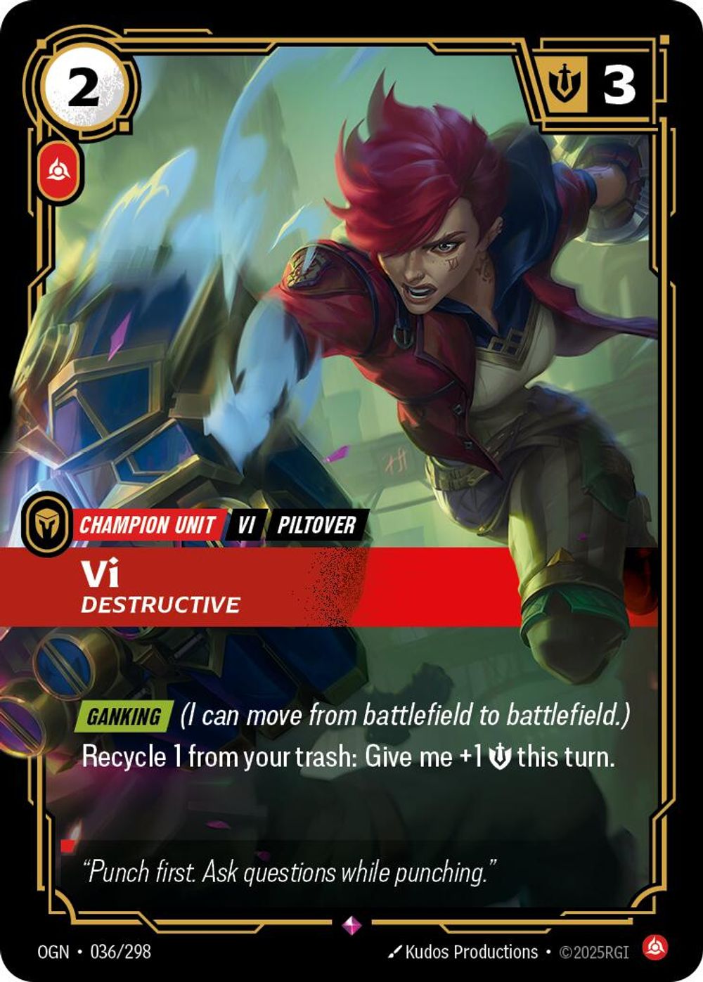 Vi - Destructive — Origins