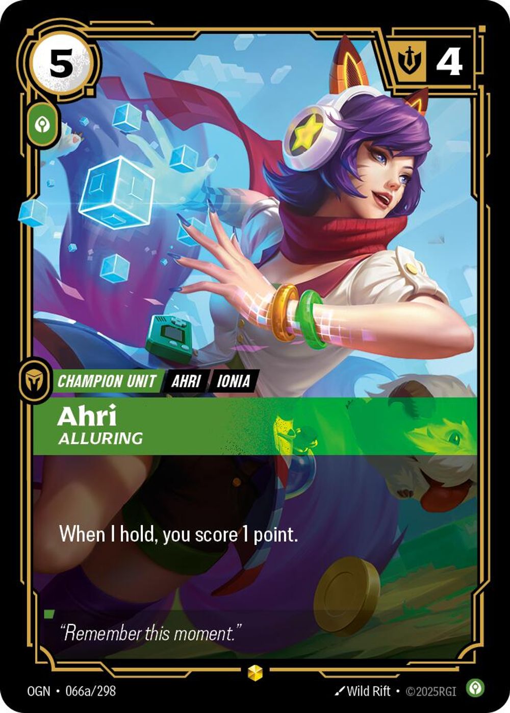 Ahri - Alluring (Alternate Art) — Origins